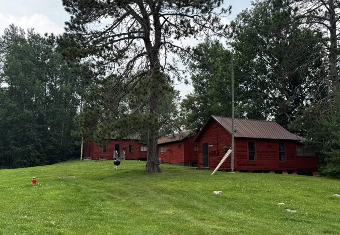 Gold Mine Camp on the Vermilion River